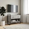 TV staliukas Televizoriaus spintelė 60 x 30 x 50 cm Pilka Sonoma