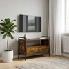 TV staliukas Televizoriaus spintelė 67,5 x 33 x 50 cm Dūminio ąžuolo
