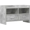 TV staliukas Televizoriaus spintelė 71,5 x 33 x 47 cm Betono pilka
