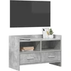 TV staliukas Televizoriaus spintelė 71,5 x 33 x 47 cm Betono pilka