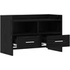 TV staliukas Televizoriaus spintelė 71,5 x 33 x 47 cm Juodojo ąžuolo