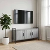 TV staliukas Televizoriaus spintelė 79,5 x 33 x 50 cm Pilka Sonoma