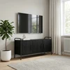 TV staliukas Televizoriaus spintelė 79,5 x 33 x 50 cm Juodojo ąžuolo