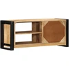 TV staliukas televizoriaus spintelė 80x30x35 cm Masyvus Rough Wood Mango