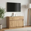 TV staliukas Televizoriaus spintelė 91 x 34 x 61 cm Artisano ąžuolo