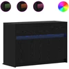 TV staliukas Televizoriaus spintelė 91 x 34 x 61 cm Juodojo ąžuolo