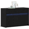 TV staliukas Televizoriaus spintelė 91 x 34 x 61 cm Juodojo ąžuolo