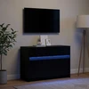 TV staliukas Televizoriaus spintelė 91 x 34 x 61 cm Juodojo ąžuolo