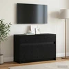 TV staliukas Televizoriaus spintelė 91 x 34 x 61 cm Juodojo ąžuolo