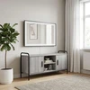 TV staliukas Televizoriaus spintelė 99 x 33 x 50 cm Pilka Sonoma
