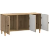 TV staliukas Televizoriaus spintelė 99 x 34,5 x 50 cm Artisano ąžuolo