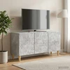 TV staliukas Televizoriaus spintelė 99 x 34,5 x 50 cm Betono pilka