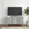 TV staliukas Televizoriaus spintelė 99 x 34,5 x 50 cm Pilka sonoma ąžuolo
