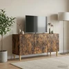 TV staliukas Televizoriaus spintelė 99 x 34,5 x 50 cm Dūminio ąžuolo