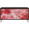TV staliukas Televizoriaus spintelė AACHEN 102 x 33 x 51 cm Juodojo ąžuolo
