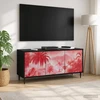 TV staliukas Televizoriaus spintelė AACHEN 102 x 33 x 51 cm Juodojo ąžuolo