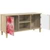 TV staliukas Televizoriaus spintelė AACHEN 102 x 33 x 50 cm Sonoma ąžuolo