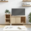 TV staliukas Televizoriaus spintelė, ąžuolo, 100x35x55cm, apdirbta mediena