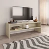 TV staliukas Televizoriaus spintelė, ąžuolo, 120x40x40cm, apdirbta mediena