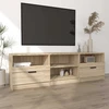 TV staliukas Televizoriaus spintelė, ąžuolo, 150x33,5x45cm, apdirbta mediena