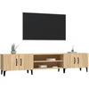 TV staliukas Televizoriaus spintelė, ąžuolo, 180x31,5x40cm, apdirbta mediena