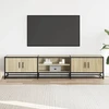 TV staliukas Televizoriaus spintelė, ąžuolo, 180x35x41cm, apdirbta mediena