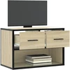 TV staliukas Televizoriaus spintelė, ąžuolo, 60x31x39,5cm, mediena/metalas