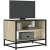 TV staliukas Televizoriaus spintelė, ąžuolo, 61x40x46cm, mediena ir metalas