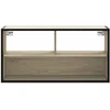 TV staliukas Televizoriaus spintelė, ąžuolo, 80x31x39,5cm, mediena/metalas