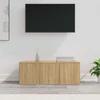 TV staliukas Televizoriaus spintelė, ąžuolo, 80x34x30cm, apdirbta mediena
