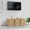 TV staliukas Televizoriaus spintelė, ąžuolo, 80x34x30cm, apdirbta mediena