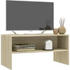 TV staliukas Televizoriaus spintelė, ąžuolo, 80x40x40cm, apdirbta mediena