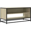 TV staliukas Televizoriaus spintelė, ąžuolo, 91x40x46cm, mediena ir metalas