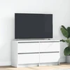 TV staliukas Televizoriaus spintelė, balta, 100x35x54 cm, apdirbta mediena