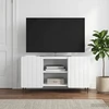 TV staliukas Televizoriaus spintelė Balta 102 x 34,5 x 52 cm