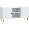 TV staliukas Televizoriaus spintelė Balta 102 x 34,5 x 50 cm