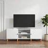TV staliukas Televizoriaus spintelė Balta 150 x 31 x 50 cm Apdirbta mediena
