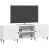 TV staliukas Televizoriaus spintelė Balta 150 x 31 x 50 cm Apdirbta mediena