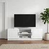 TV staliukas Televizoriaus spintelė Balta 150 x 31 x 47 cm Apdirbta mediena