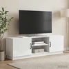 TV staliukas Televizoriaus spintelė Balta 150 x 31 x 47 cm Apdirbta mediena