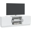 TV staliukas Televizoriaus spintelė Balta 150 x 31 x 47 cm Apdirbta mediena