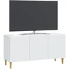 TV staliukas Televizoriaus spintelė Balta 99 x 34,5 x 50 cm Apdirbta mediena