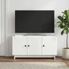 TV staliukas Televizoriaus spintelė Balta 99 x 34,5 x 50 cm Apdirbta mediena