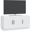 TV staliukas Televizoriaus spintelė Balta 99 x 34,5 x 47 cm Apdirbta mediena
