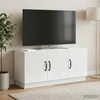 TV staliukas Televizoriaus spintelė Balta 99 x 34,5 x 47 cm Apdirbta mediena