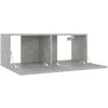 TV staliukas Televizoriaus spintelė, betono, 80x30x30cm, apdirbta mediena