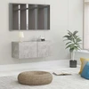 TV staliukas Televizoriaus spintelė, betono, 80x30x30cm, apdirbta mediena