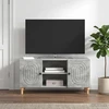 TV staliukas Televizoriaus spintelė Betono pilka 102 x 34,5 x 50 cm