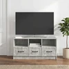 TV staliukas Televizoriaus spintelė Betono pilka 102 x 34,5 x 47 cm