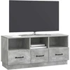 TV staliukas Televizoriaus spintelė Betono pilka 102 x 34,5 x 47 cm